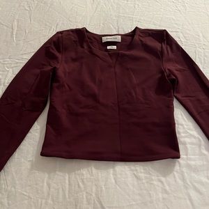 Babaton Contour Crew Cropped Longsleeve